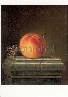 Nature morte à la pomme et aux insectes