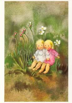 Weber Mili von Schwesterlein Kunstpostkarte