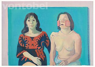 Selbstporträt mit Silvia 