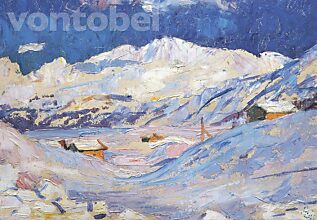 Winterlandschaft mit Corvatsch