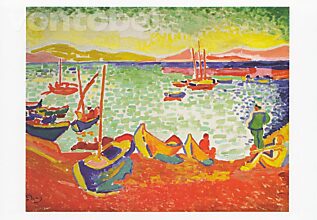 Boote im Hafen von Collioure