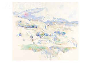 Die Montagne Sainte-Victoire, von Les Lauves